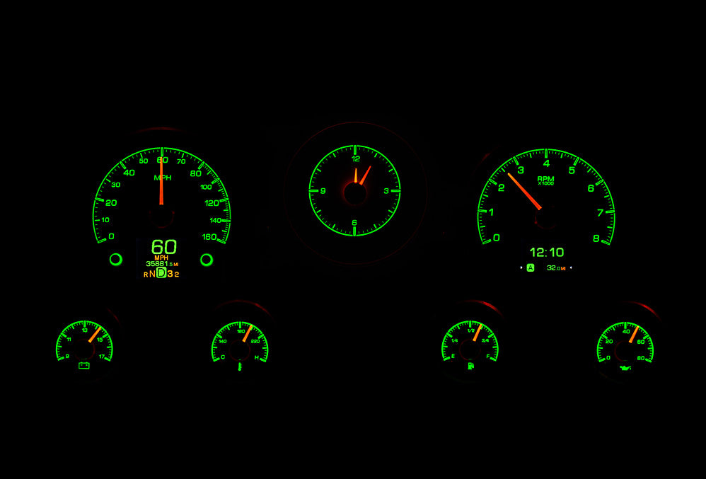 Dakota Digital HDX Gauges for 1967- 72 Chevy/ GMC Pickup - HDX-67C-PU