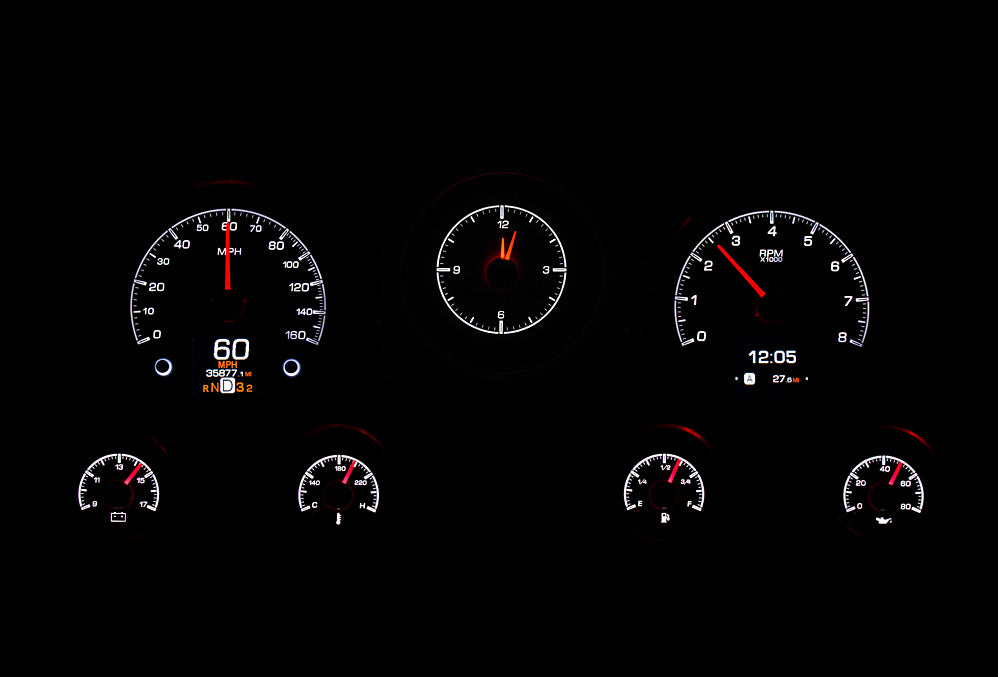 Dakota Digital HDX Gauges for 1967- 72 Chevy/ GMC Pickup - HDX-67C-PU