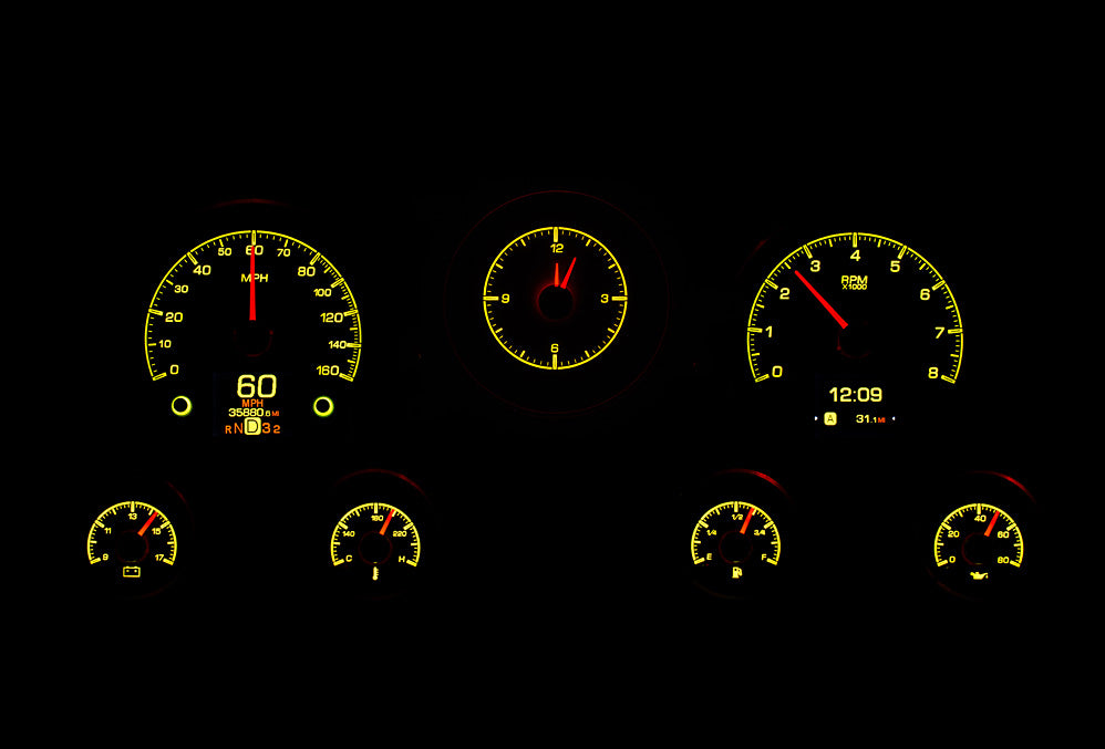 Dakota Digital HDX Gauges for 1967- 72 Chevy/ GMC Pickup - HDX-67C-PU