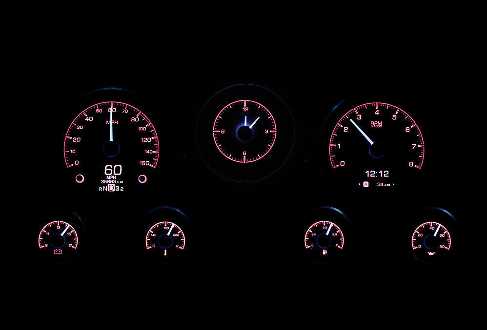 Dakota Digital HDX Gauges for 1967- 72 Chevy/ GMC Pickup - HDX-67C-PU