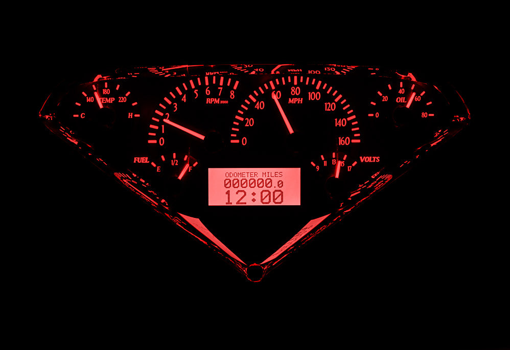 Dakota Digital VHX Gauges for 1955- 59 Chevy Pickup - VHX-55C-PU