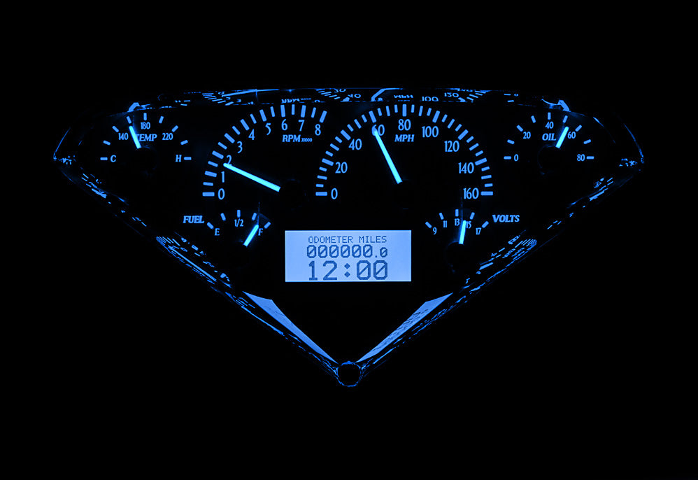Dakota Digital VHX Gauges for 1955- 59 Chevy Pickup - VHX-55C-PU