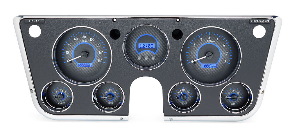 Dakota Digital VHX Gauges for 1967- 72 Chevy/ GMC Pickup - VHX-67C-PU, VHX-67C-PA