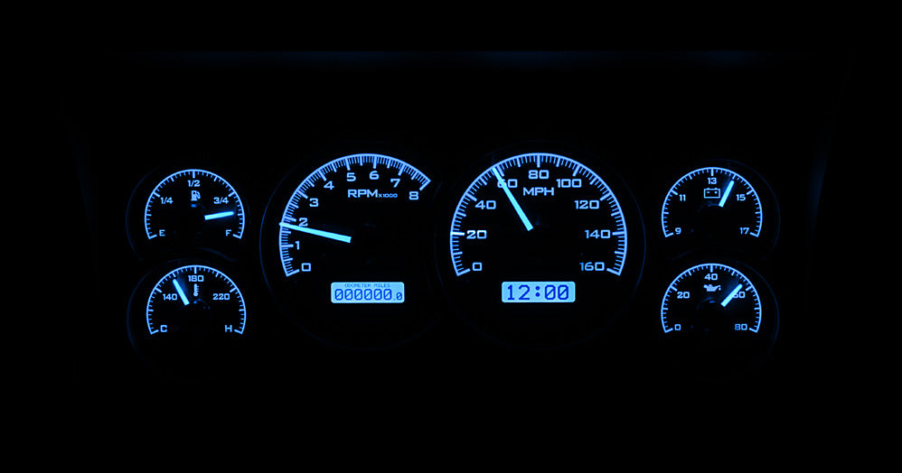 Dakota Digital VHX Gauges for 1988- 1994 Chevy/ GMC Pickup / SUV - VHX-88C-PU