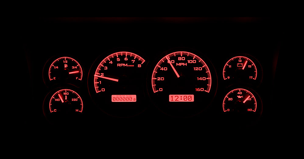 Dakota Digital VHX Gauges for 1988- 1994 Chevy/ GMC Pickup / SUV - VHX-88C-PU