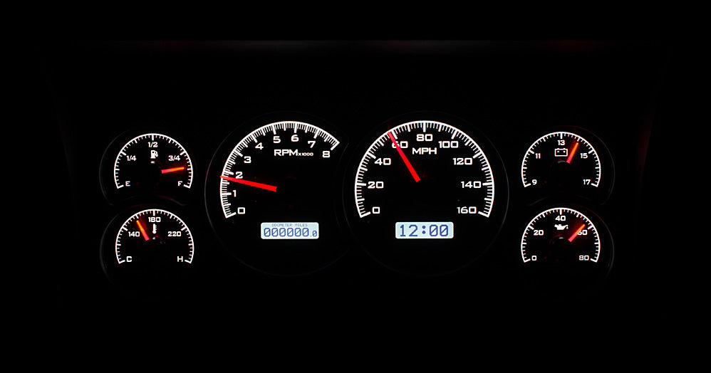 Dakota Digital VHX Gauges for 1988- 1994 Chevy/ GMC Pickup / SUV - VHX-88C-PU