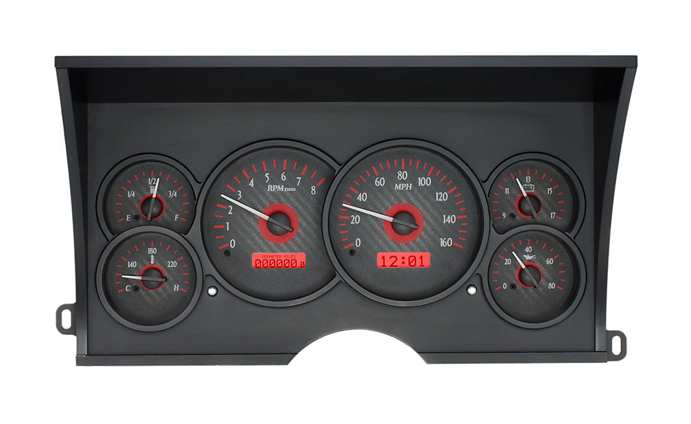 Dakota Digital VHX Gauges for 1988- 1994 Chevy/ GMC Pickup / SUV - VHX-88C-PU