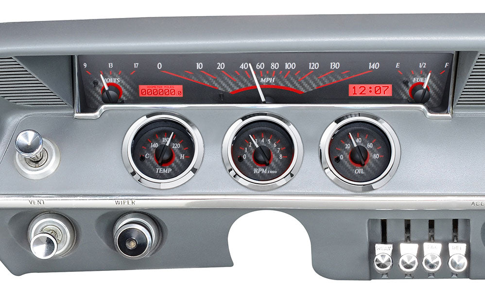 Dakota Digital VHX Gauges for 1961- 62 Chevy Impala