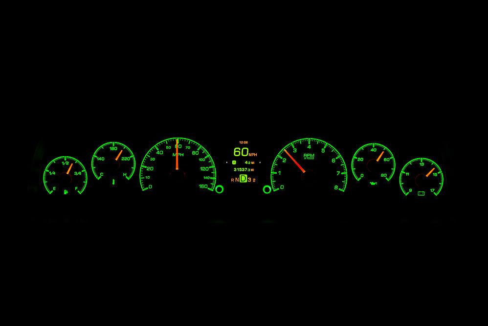 Dakota Digital HDX Gauges for 1960- 63 Chevy Pickup - HDX-60C-PU