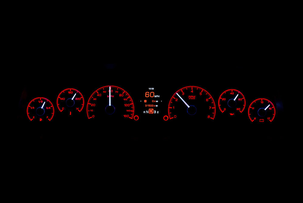 Dakota Digital HDX Gauges for 1960- 63 Chevy Pickup - HDX-60C-PU