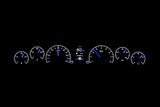 Dakota Digital HDX Gauges for 1960- 63 Chevy Pickup - HDX-60C-PU