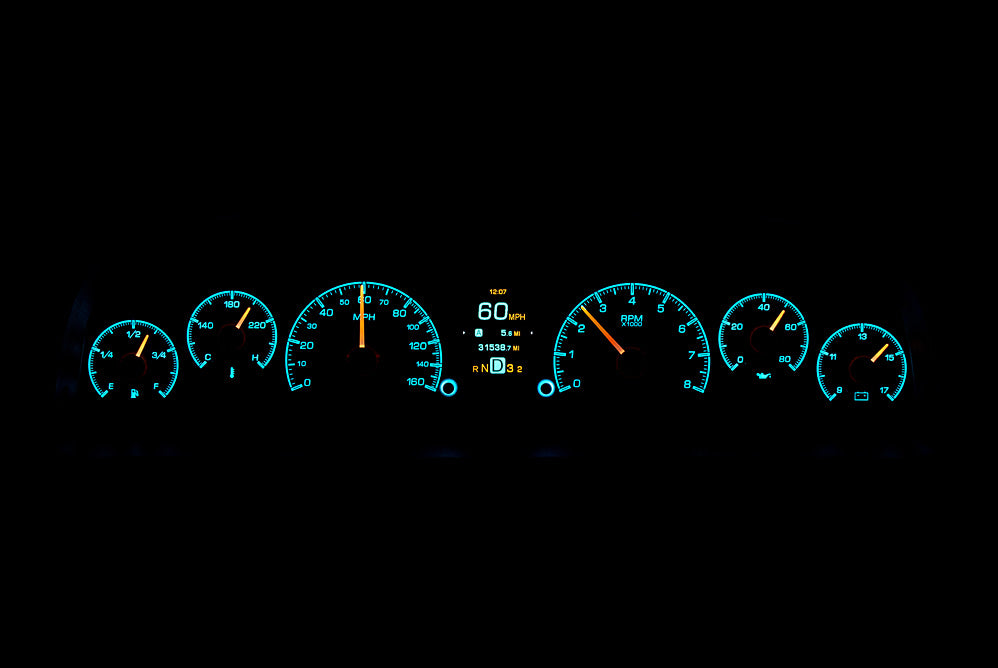 Dakota Digital HDX Gauges for 1960- 63 Chevy Pickup - HDX-60C-PU