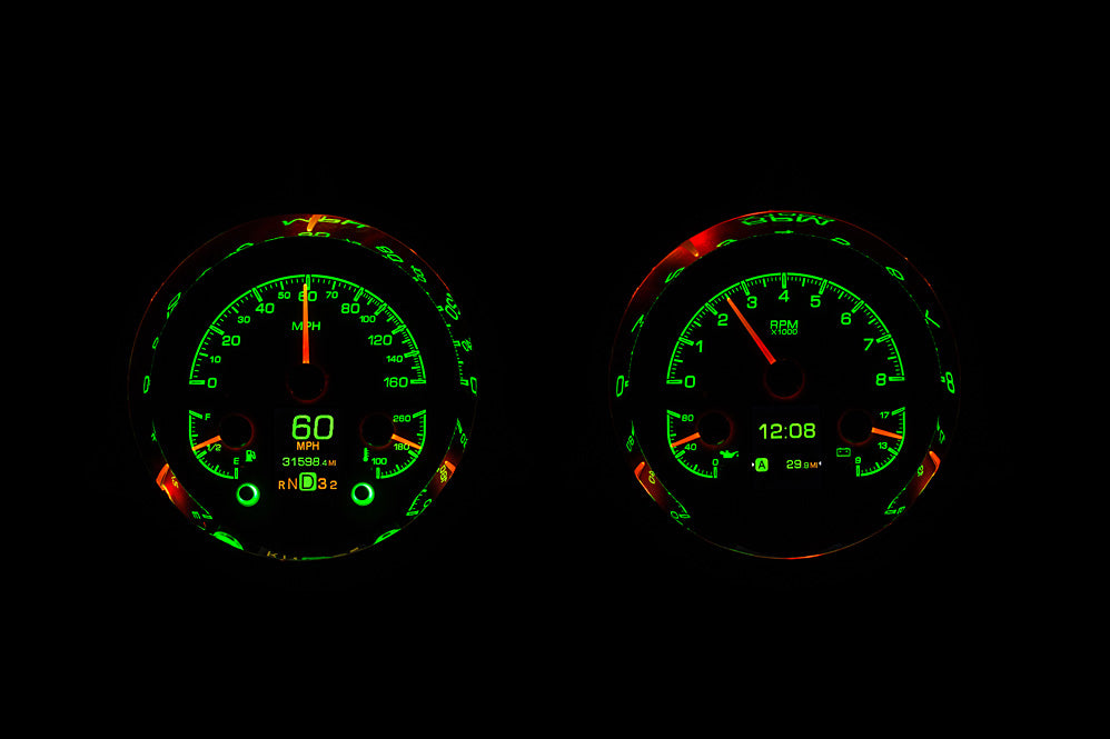 Dakota Digital HDX Gauges for 1954 Chevy Pickup - HDX-54C-PU