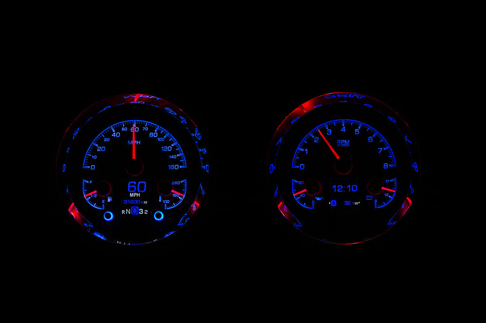 Dakota Digital HDX Gauges for 1954 Chevy Pickup - HDX-54C-PU