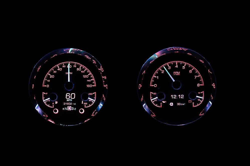 Dakota Digital HDX Gauges for 1954 Chevy Pickup - HDX-54C-PU