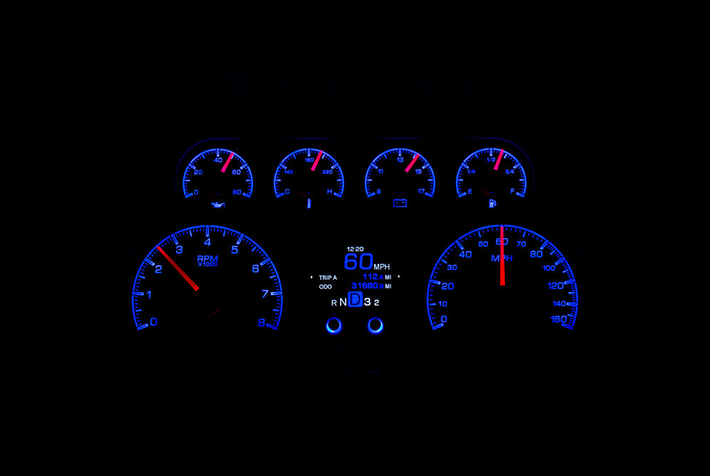 Dakota Digital HDX Gauges for 1988- 94 Chevy/ GMC Pickup/SUV - HDX-88C-PU