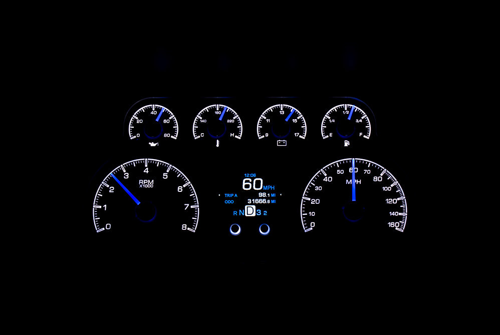 Dakota Digital HDX Gauges for 1988- 94 Chevy/ GMC Pickup/SUV - HDX-88C-PU
