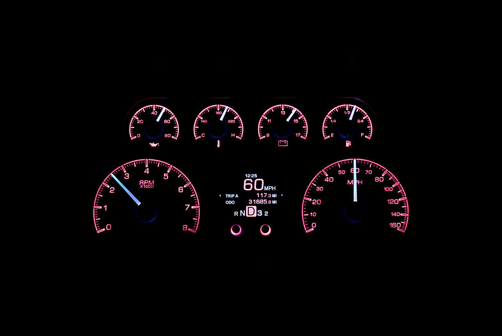Dakota Digital HDX Gauges for 1988- 94 Chevy/ GMC Pickup/SUV - HDX-88C-PU