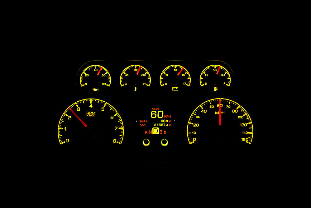 Dakota Digital HDX Gauges for 1988- 94 Chevy/ GMC Pickup/SUV - HDX-88C-PU