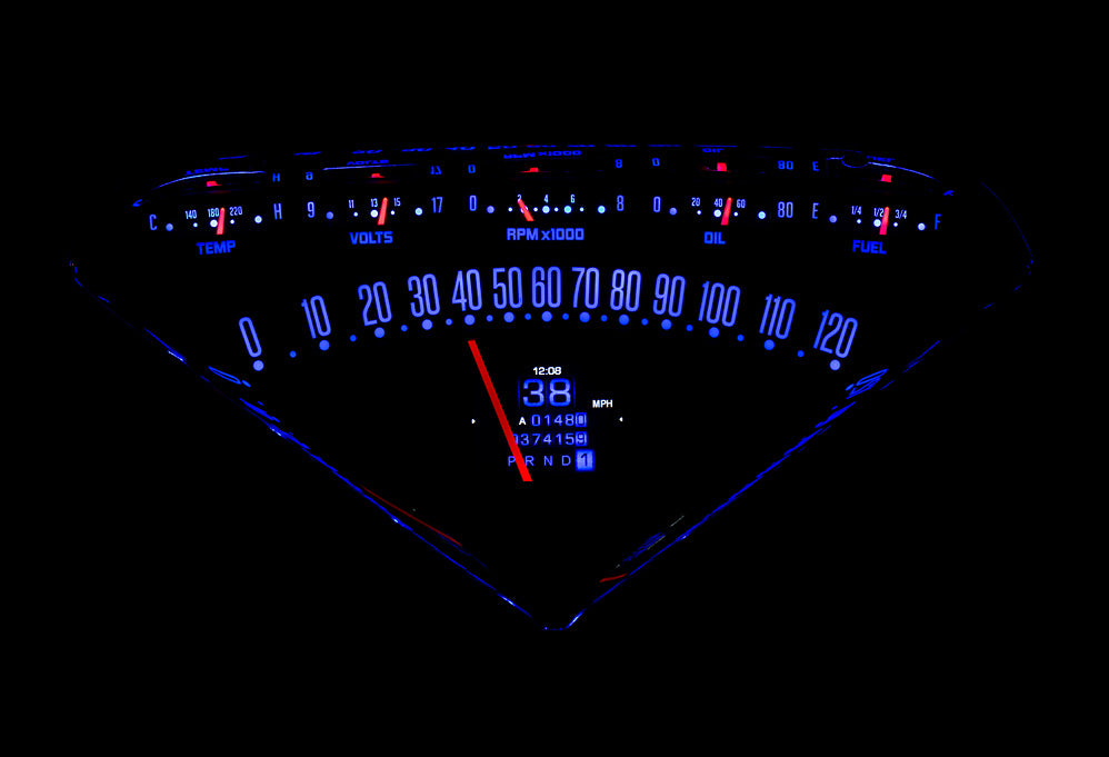 Dakota Digital RTX Gauges for 1955- 59 Chevy Pickup - RTX-55C-PU-X