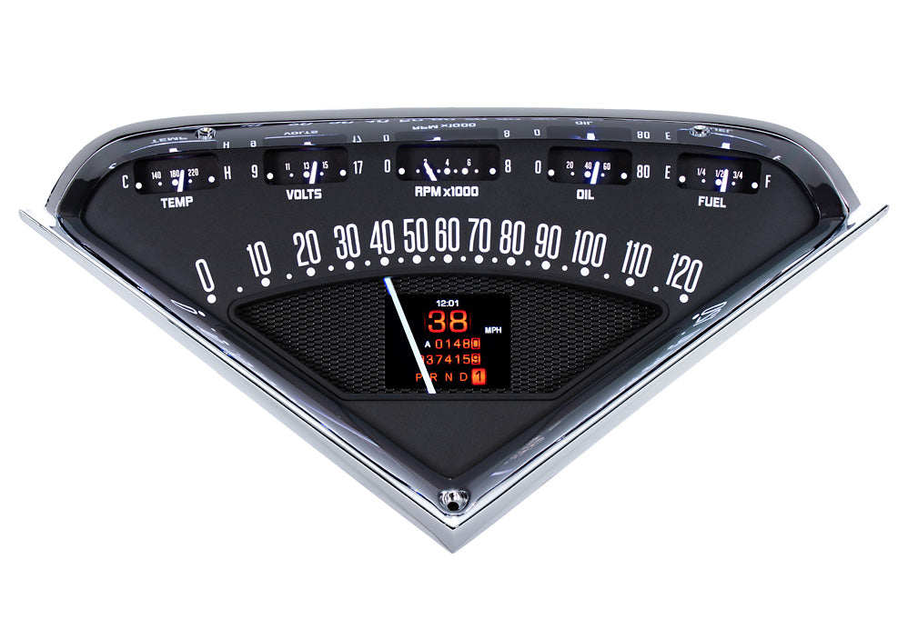 Dakota Digital RTX Gauges for 1955- 59 Chevy Pickup - RTX-55C-PU-X