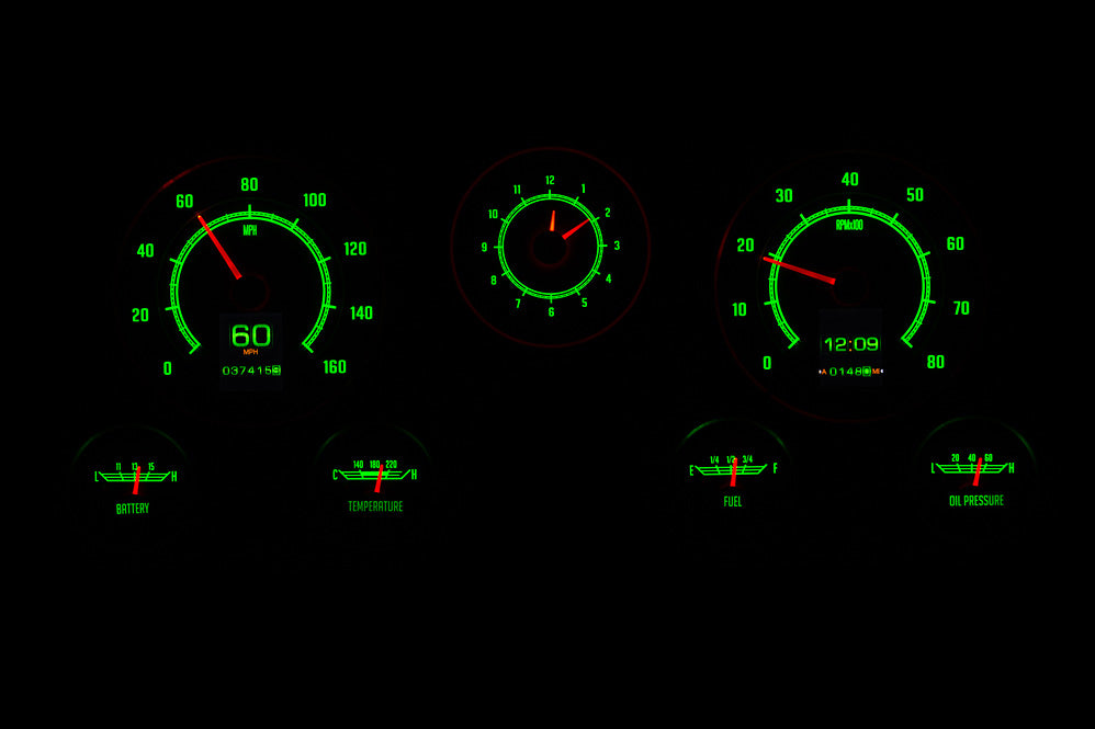 Dakota Digital RTX Gauges for 1967- 72 Chevy/ GMC Pickup - RTX-67C-PU-X