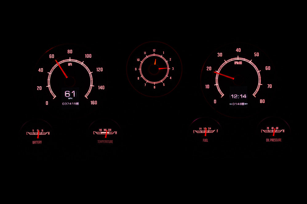 Dakota Digital RTX Gauges for 1967- 72 Chevy/ GMC Pickup - RTX-67C-PU-X
