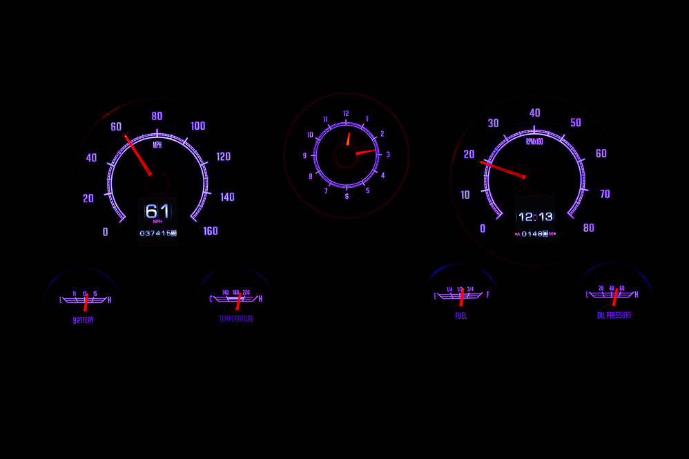 Dakota Digital RTX Gauges for 1967- 72 Chevy/ GMC Pickup - RTX-67C-PU-X