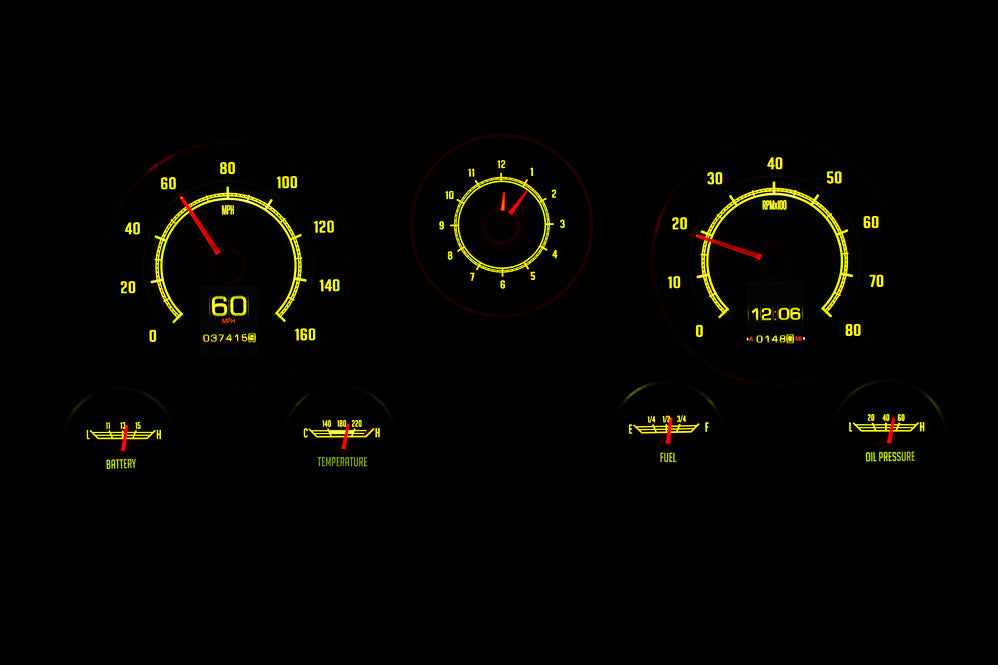 Dakota Digital RTX Gauges for 1967- 72 Chevy/ GMC Pickup - RTX-67C-PU-X
