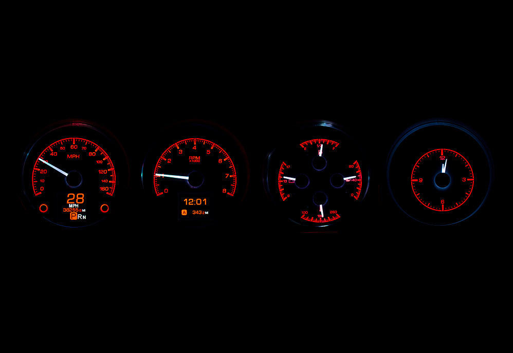 Dakota Digital HDX Gauges for 1970- 1974 Dodge Challenger / Plymouth Cuda with Rallye Dash