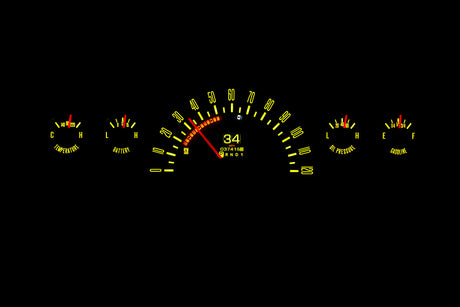 Dakota Digital RTX Gauges for 1960- 63 Chevy Pickup - RTX-60C-PU-X