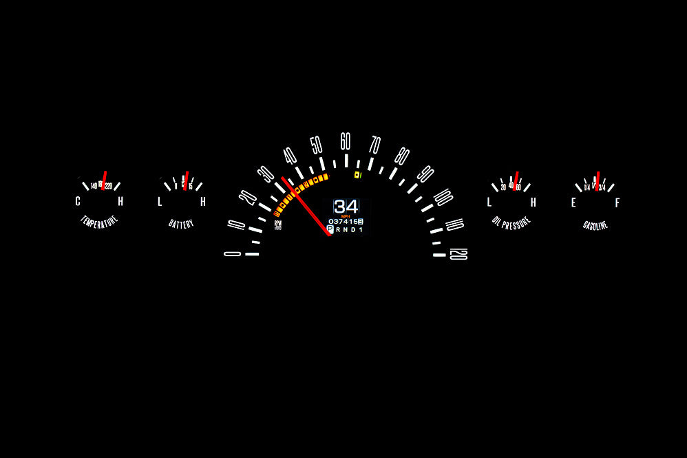 Dakota Digital RTX Gauges for 1960- 63 Chevy Pickup - RTX-60C-PU-X