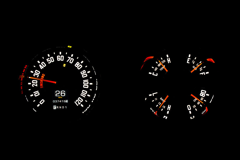 Dakota Digital RTX Gauges for 1954 Chevy Pickup - RTX-54C-PU-X