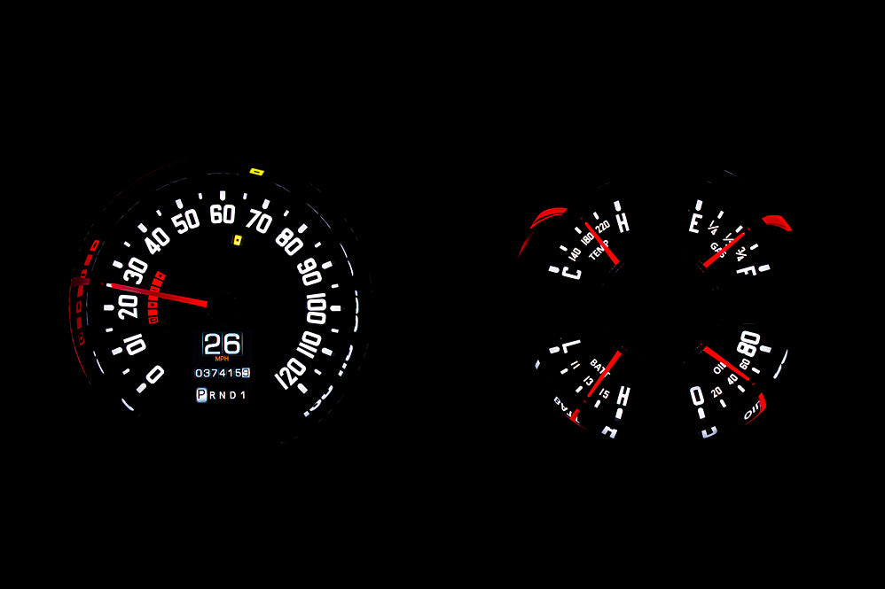 Dakota Digital RTX Gauges for 1954 Chevy Pickup - RTX-54C-PU-X