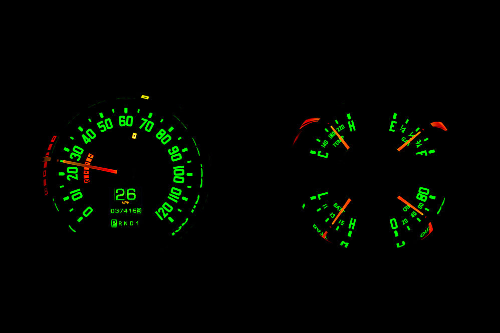 Dakota Digital RTX Gauges for 1954 Chevy Pickup - RTX-54C-PU-X