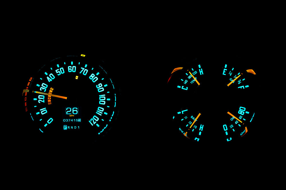 Dakota Digital RTX Gauges for 1954 Chevy Pickup - RTX-54C-PU-X