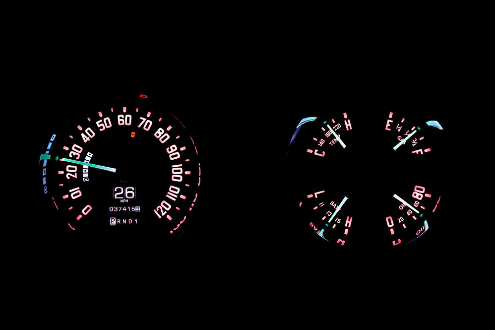 Dakota Digital RTX Gauges for 1954 Chevy Pickup - RTX-54C-PU-X