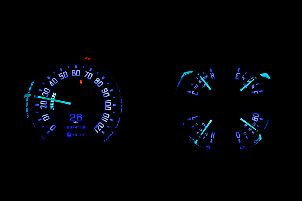 Dakota Digital RTX Gauges for 1954 Chevy Pickup - RTX-54C-PU-X
