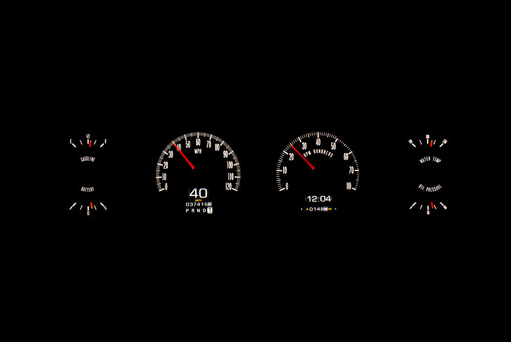 Dakota Digital RTX Gauges for 1964 - 1967 Pontiac GTO, LeMans, Tempest