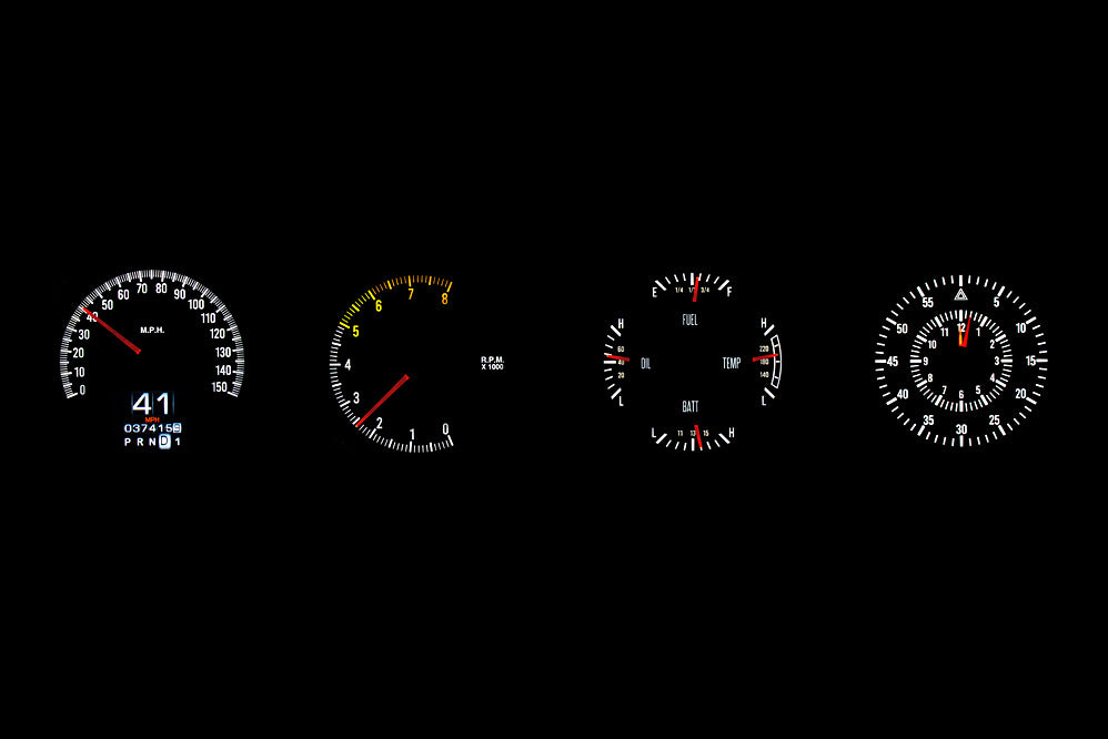 Dakota Digital RTX Gauges for 1970 - 1974 Dodge Challenger and 1970- 74 Cuda with Rallye dash