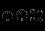 Dakota Digital HDX Gauges for 1995- 98 Full-size, 1995- 00 SUV & HD Pickup Chevy/ GMC - HDX-95C-PU