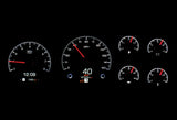 Dakota Digital HDX Gauges for 1995- 98 Full-size, 1995- 00 SUV & HD Pickup Chevy/ GMC - HDX-95C-PU