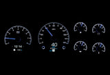 Dakota Digital HDX Gauges for 1995- 98 Full-size, 1995- 00 SUV & HD Pickup Chevy/ GMC - HDX-95C-PU