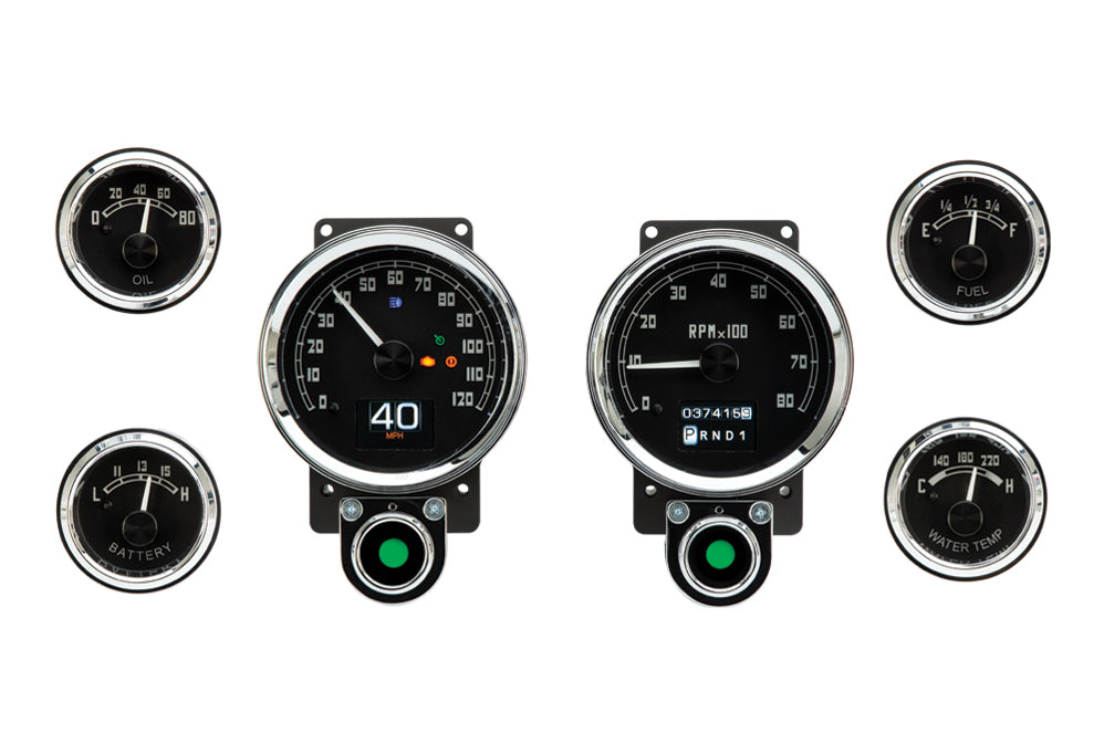 Dakota Digital RTX Gauges for 1955- 59 GMC Pickup - RTX-55-GMC-X