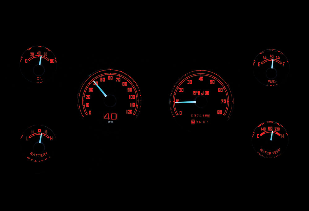 Dakota Digital RTX Gauges for 1955- 59 GMC Pickup - RTX-55-GMC-X