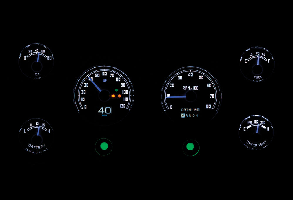 Dakota Digital RTX Gauges for 1955- 59 GMC Pickup - RTX-55-GMC-X