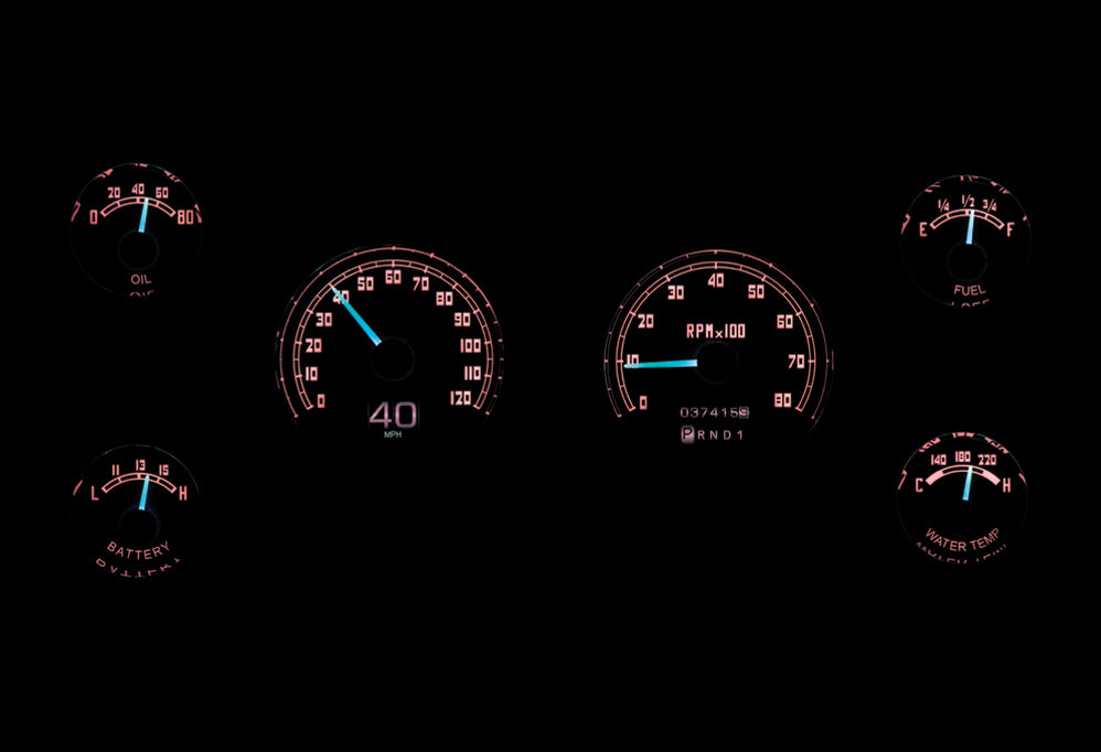 Dakota Digital RTX Gauges for 1955- 59 GMC Pickup - RTX-55-GMC-X