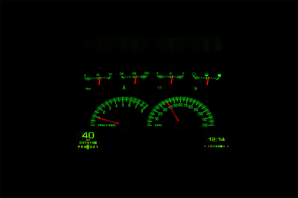 Dakota Digital RTX Gauges for 1992- 94 Chevy/ GMC Pickup/ Suburban/ Tahoe/ Yukon - RTX-92C-PU-X