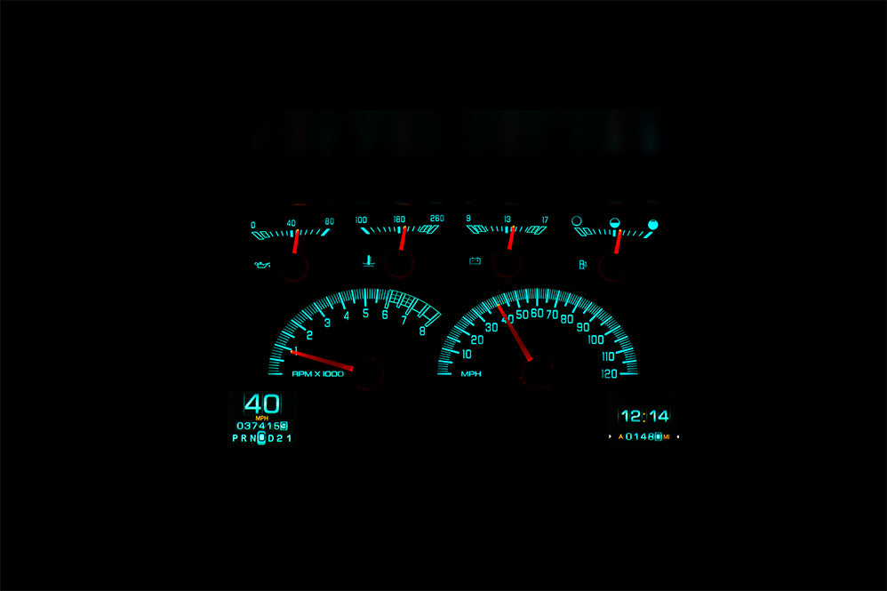 Dakota Digital RTX Gauges for 1992- 94 Chevy/ GMC Pickup/ Suburban/ Tahoe/ Yukon - RTX-92C-PU-X