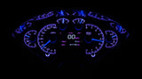 Dakota Digital HDX Gauges for 1955- 56 Chevy Car - HDX-55C illuminated in the Vivid Orchid theme.